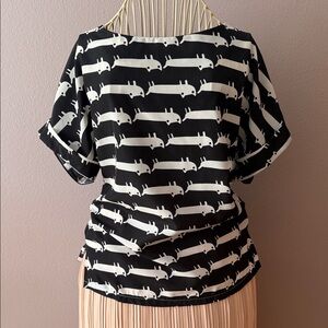 ❗️FREE Cute Black and White Cat Pattern Top🐈‍⬛MUST BUNDLE